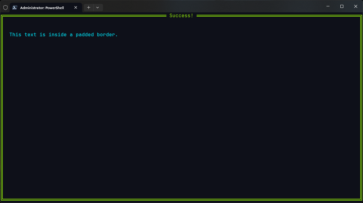 Border Example