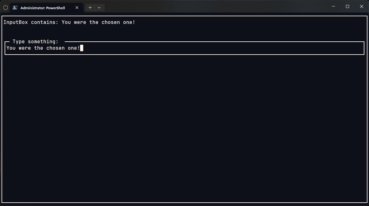 Input Example